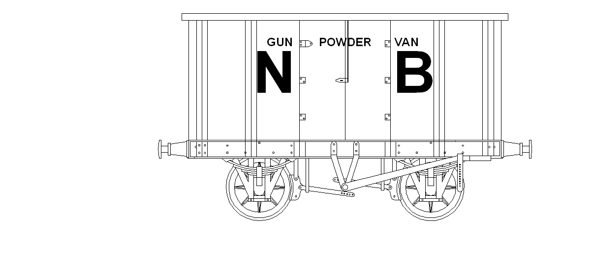 PGR-43 GNR/NBR/LNER/British Rlys Gunpowder van - Image 2